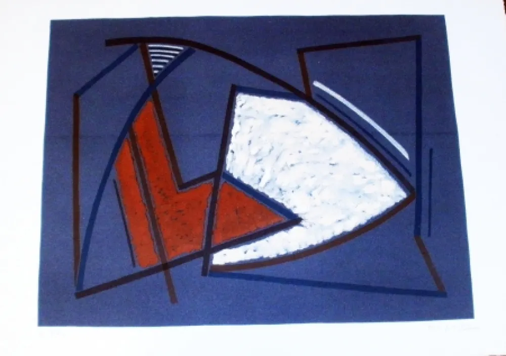 石版画 Magnelli - Sans titre