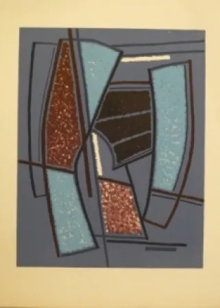 石版画 Magnelli - Sans titre