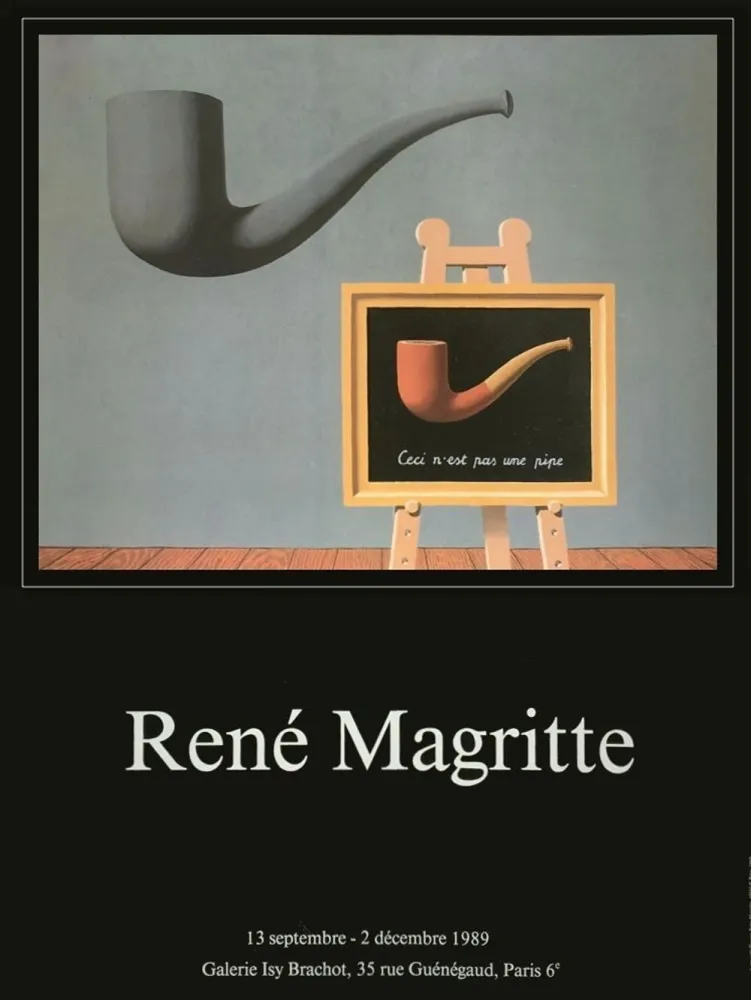 海报 Magritte - Ceci n'est pas une pipe
