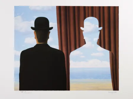 石版画 Magritte - Décalcomanie (Decalcomania)