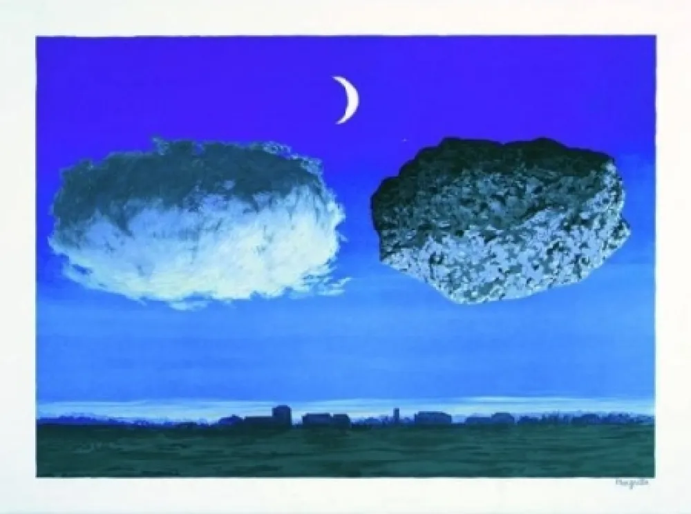 石版画 Magritte - La Bataille de l'Argonne, 1964