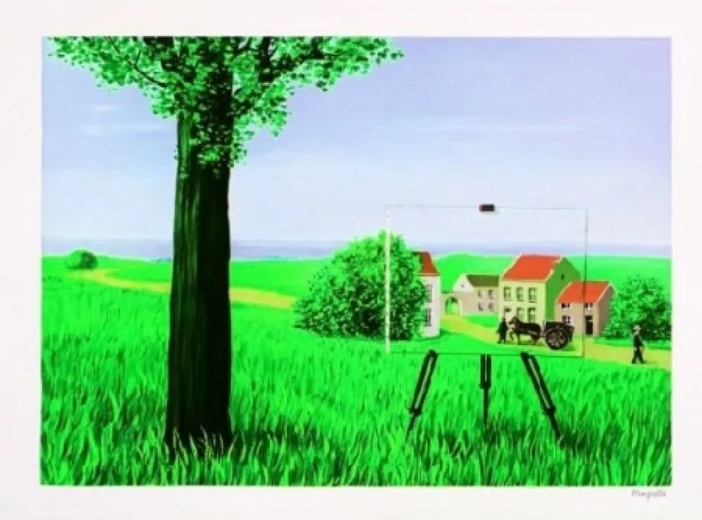 石版画 Magritte - La Belle Captive, 1931