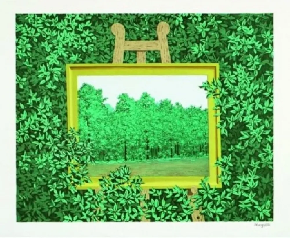 石版画 Magritte - La Cascade, 1961