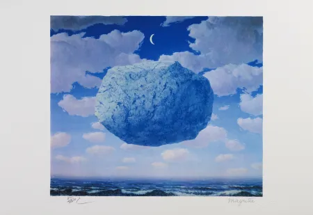石版画 Magritte - La Fleche de Zenon