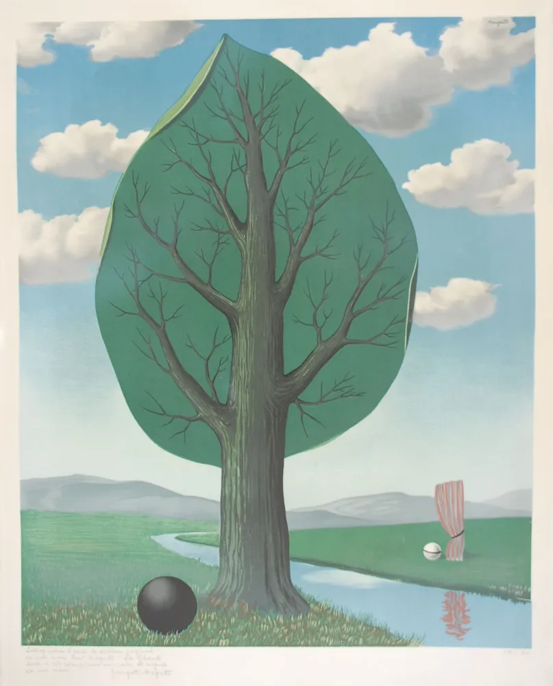 石版画 Magritte - La Géante