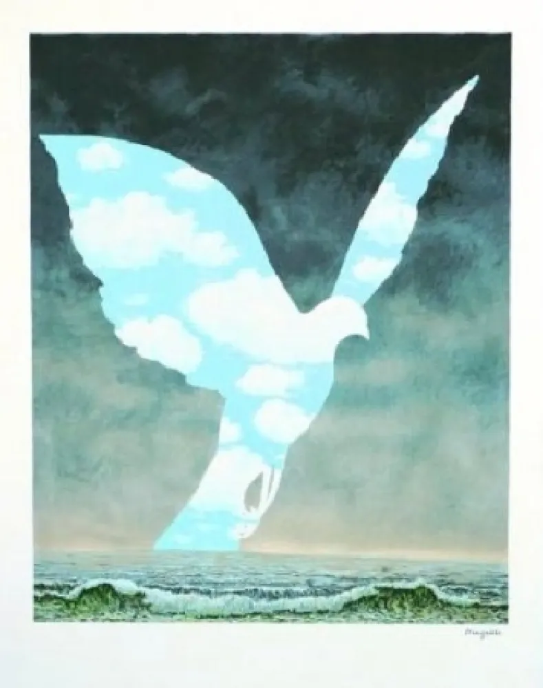 石版画 Magritte - La Grande Famille, 1963