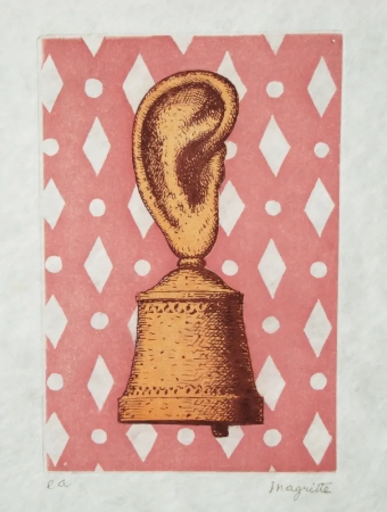 蚀刻飞尘法 Magritte - La leçon de musique