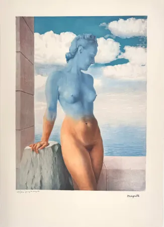 石版画 Magritte -  La Magie noire 