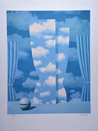 石版画 Magritte - La Peine Perdue 