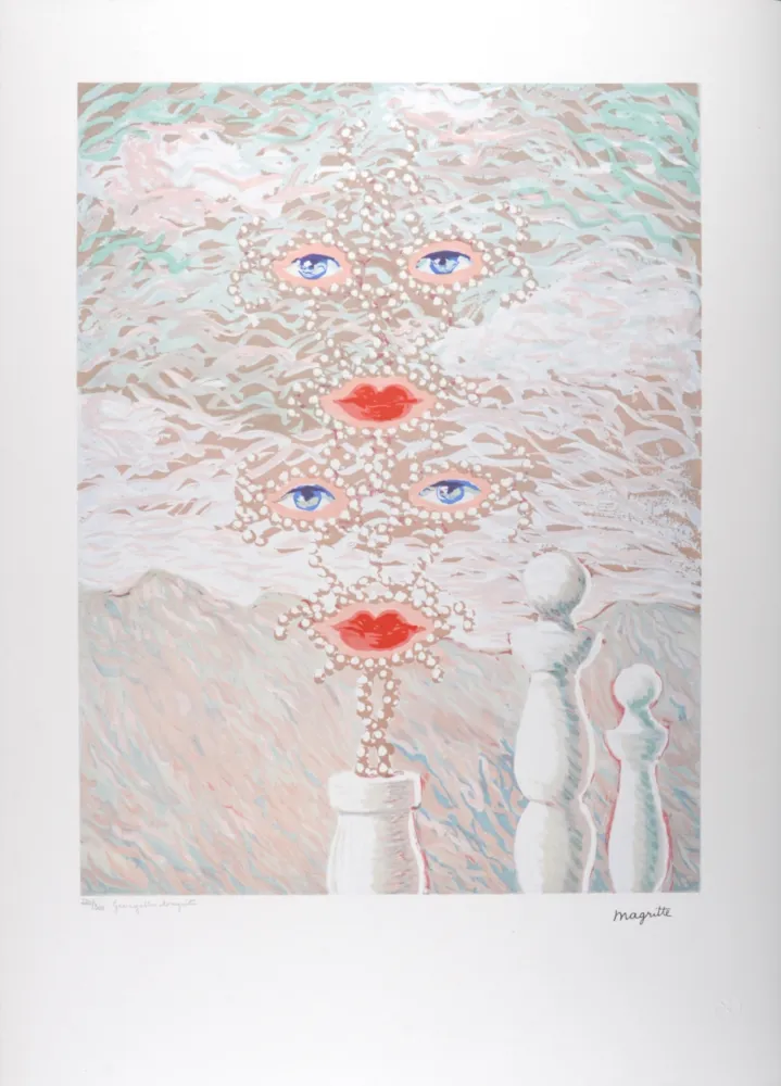 石版画 Magritte - La Philosophie et la Peinture : Shéhérazade, C. 1979