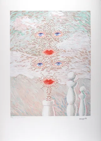 石版画 Magritte - La Philosophie et la Peinture : Shéhérazade, C. 1979