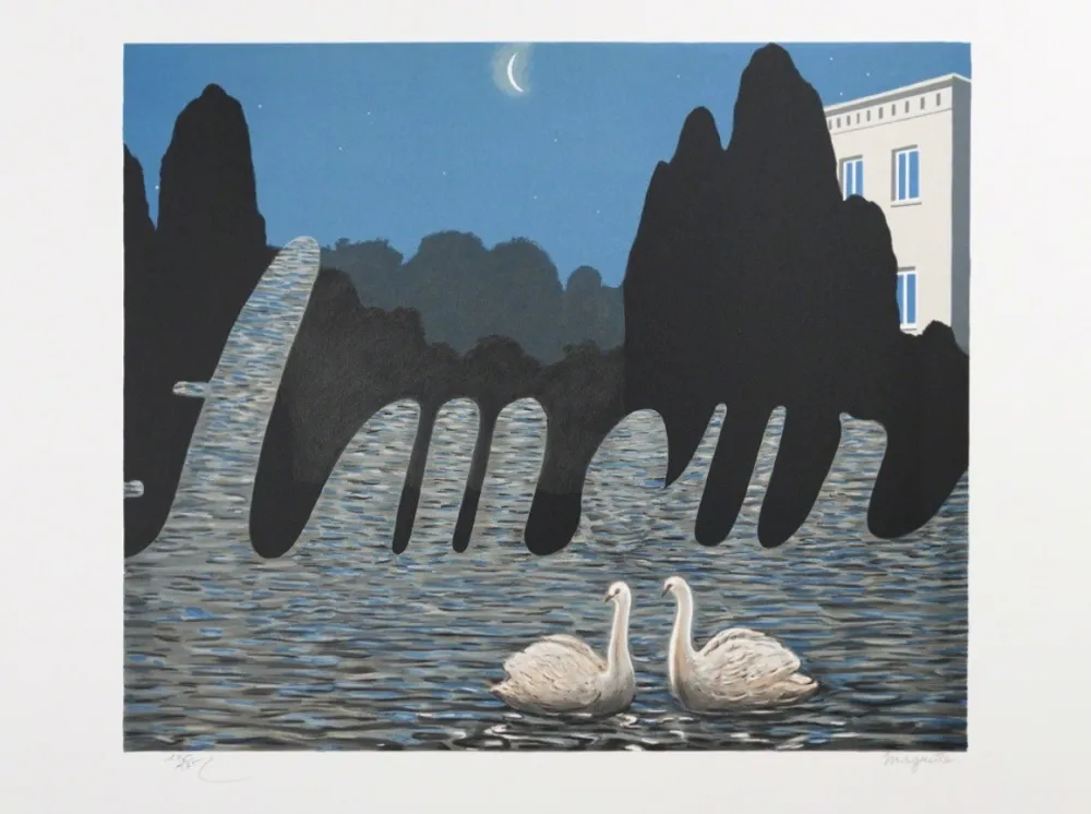石版画 Magritte - L'Art de la conversation