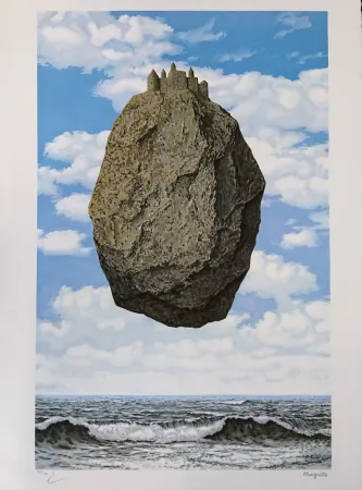 石版画 Magritte - Le Château des Pyrénées