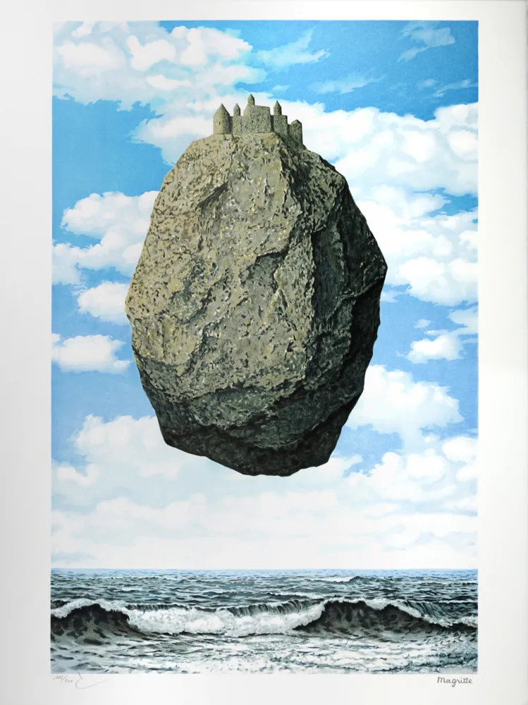 石版画 Magritte - Le Château des Pyrénées (The Castle of the Pyrenees)