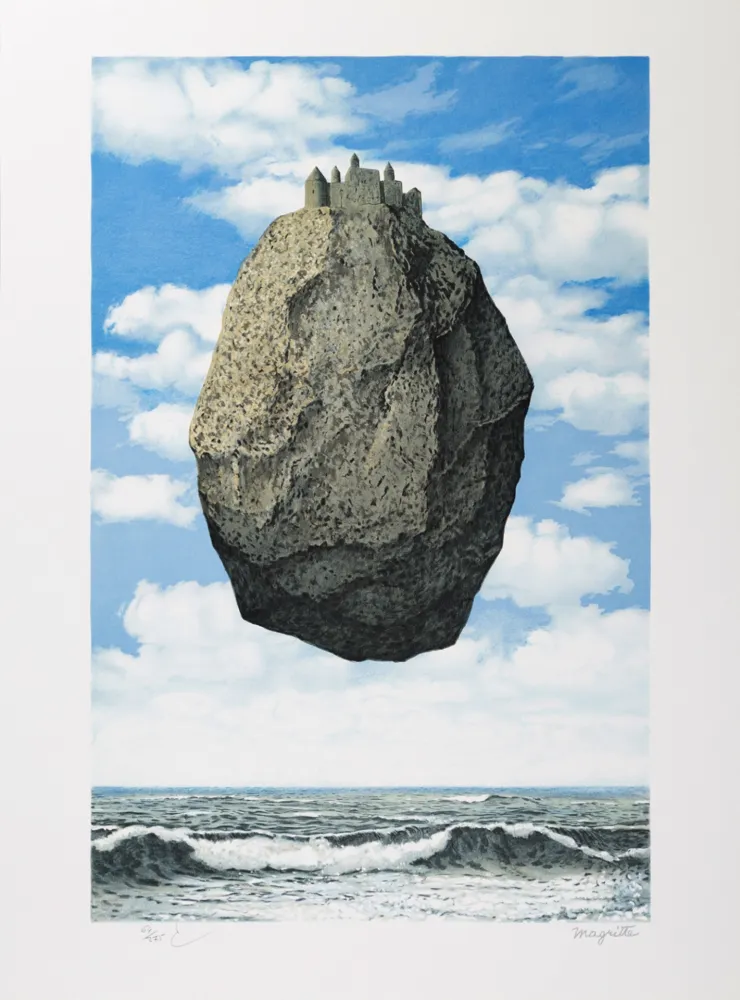石版画 Magritte - Le Château des Pyrénées (The Castle of the Pyrenees)