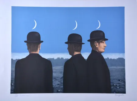 石版画 Magritte - Le Chef d'oeuvre ou les mystères de l'horizon 