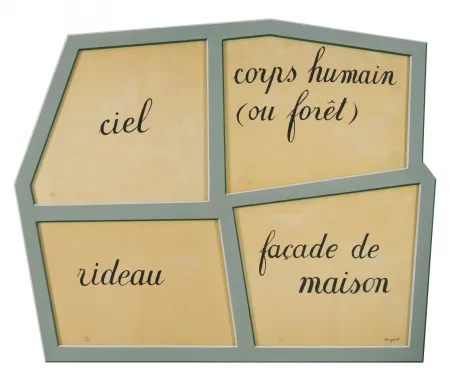 石版画 Magritte - Le Masque Vide