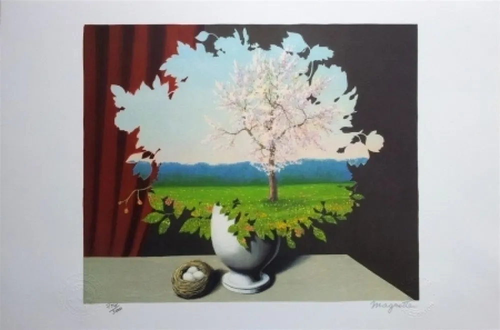 石版画 Magritte - Le Plagiat (Plagiary)