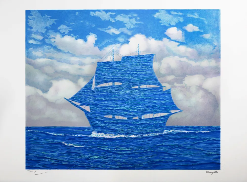 石版画 Magritte - Le Séducteur (The Tempter)