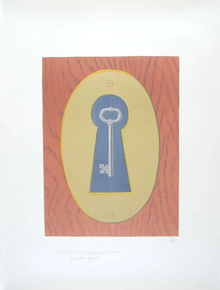 石版画 Magritte - Le Sourire du Diable - The Devil' Smile