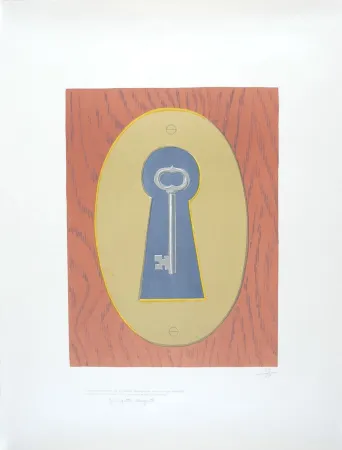 石版画 Magritte - Le Sourire du Diable - The Devil' Smile