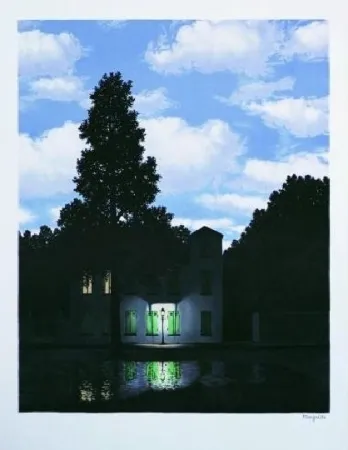 石版画 Magritte - L'empire des Lumieres