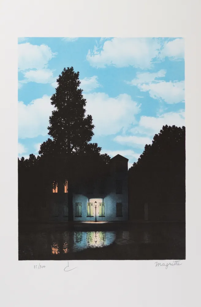 石版画 Magritte - L’Empire des Lumières (The Empire of Light)