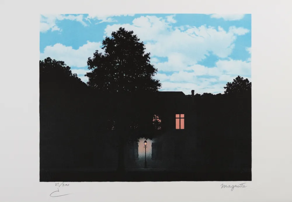 石版画 Magritte - L’Empire des Lumières (The Empire of Light)