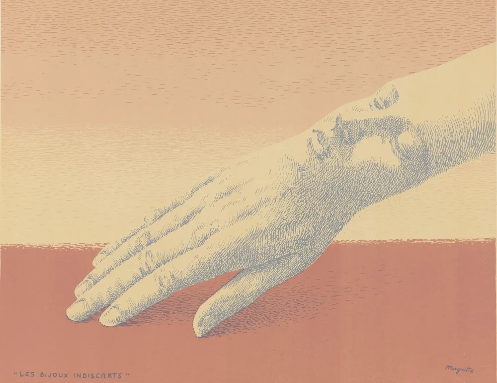 石版画 Magritte - Les Bijoux Indiscrets