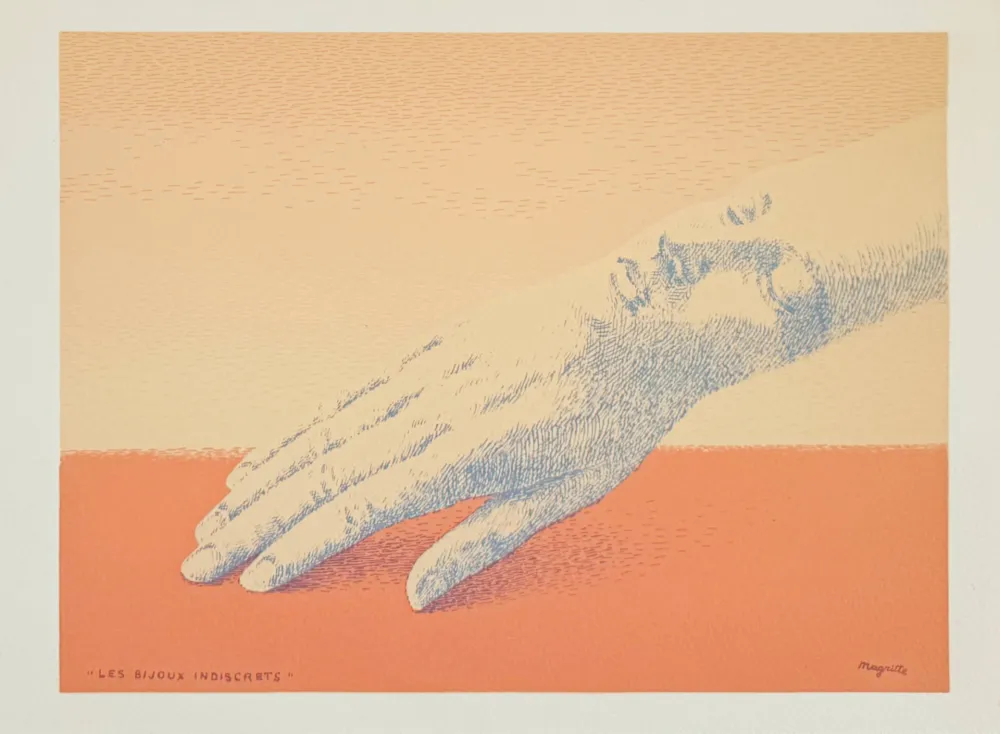 石版画 Magritte - Les bijoux indiscrets