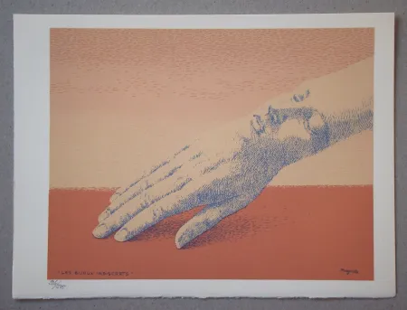 石版画 Magritte - Les bijoux indiscrets, 1963