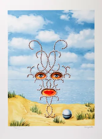 石版画 Magritte - Schéhérazade (Sheherazade)