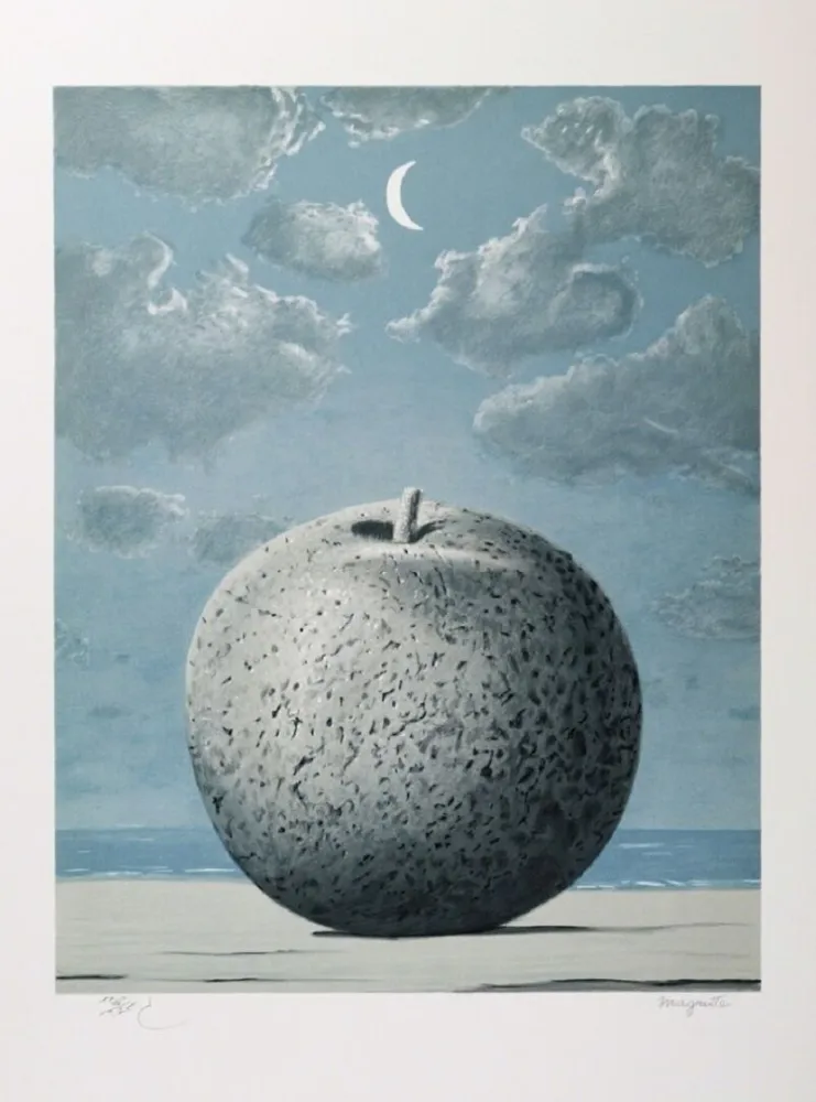 石版画 Magritte - Souvenir de Voyage