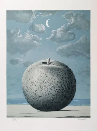 石版画 Magritte - Souvenir de Voyage