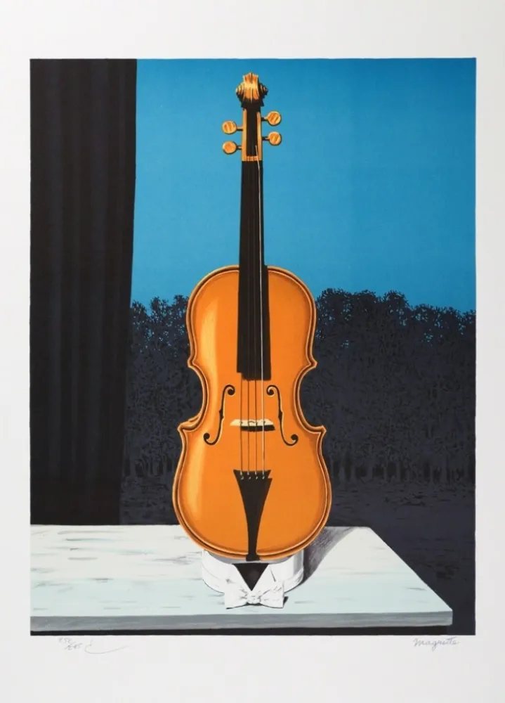 石版画 Magritte - Un peu de l'âme des bandits