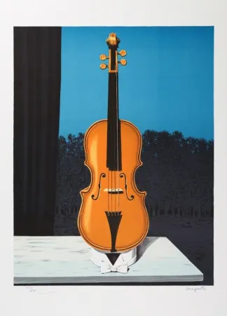 石版画 Magritte - Un peu de l'âme des bandits