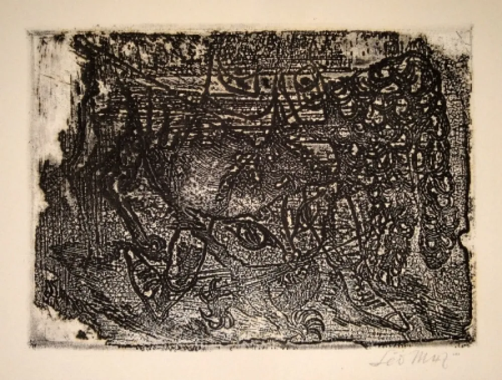 蚀刻版画 Maillet - (Kafkaeskes Tier).