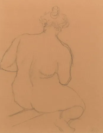 无技术 Maillol - Femme nue de dos, accroupie