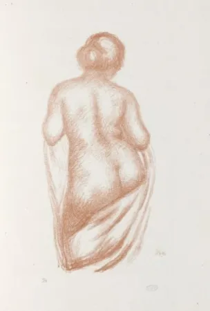 石版画 Maillol - Maîtres et petits maîtres d'aujourd'hui.  Aristide Maillol, Sculpteur et Lithographe. 