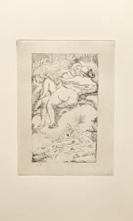 版画 Maillol - Untitled, from Livret de Folastries