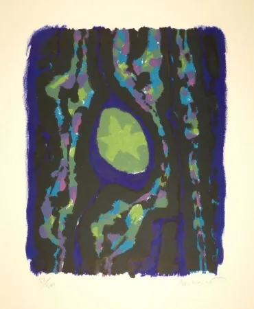 石版画 Manessier - Advent