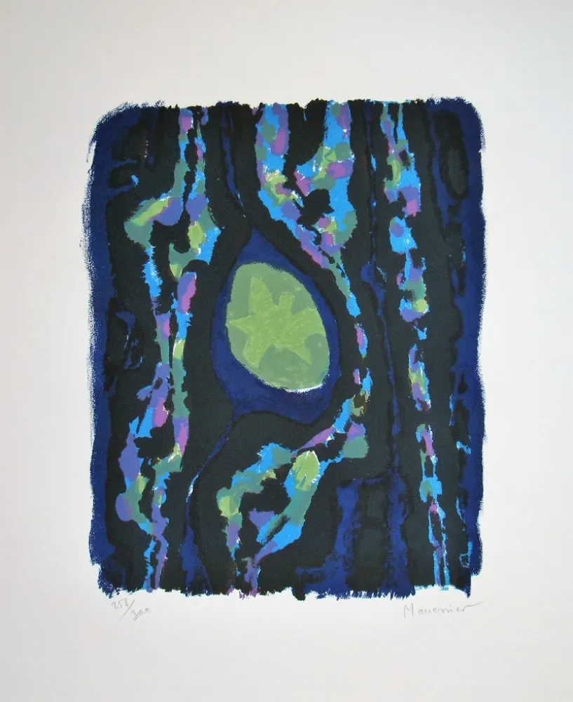 石版画 Manessier - Advent