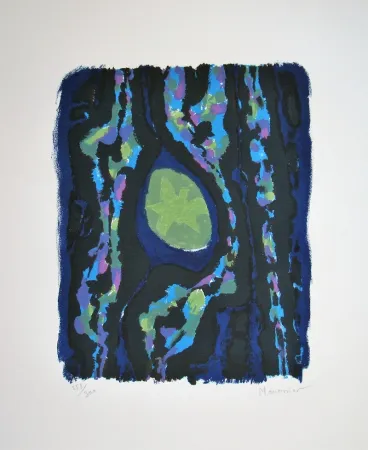 石版画 Manessier - Advent