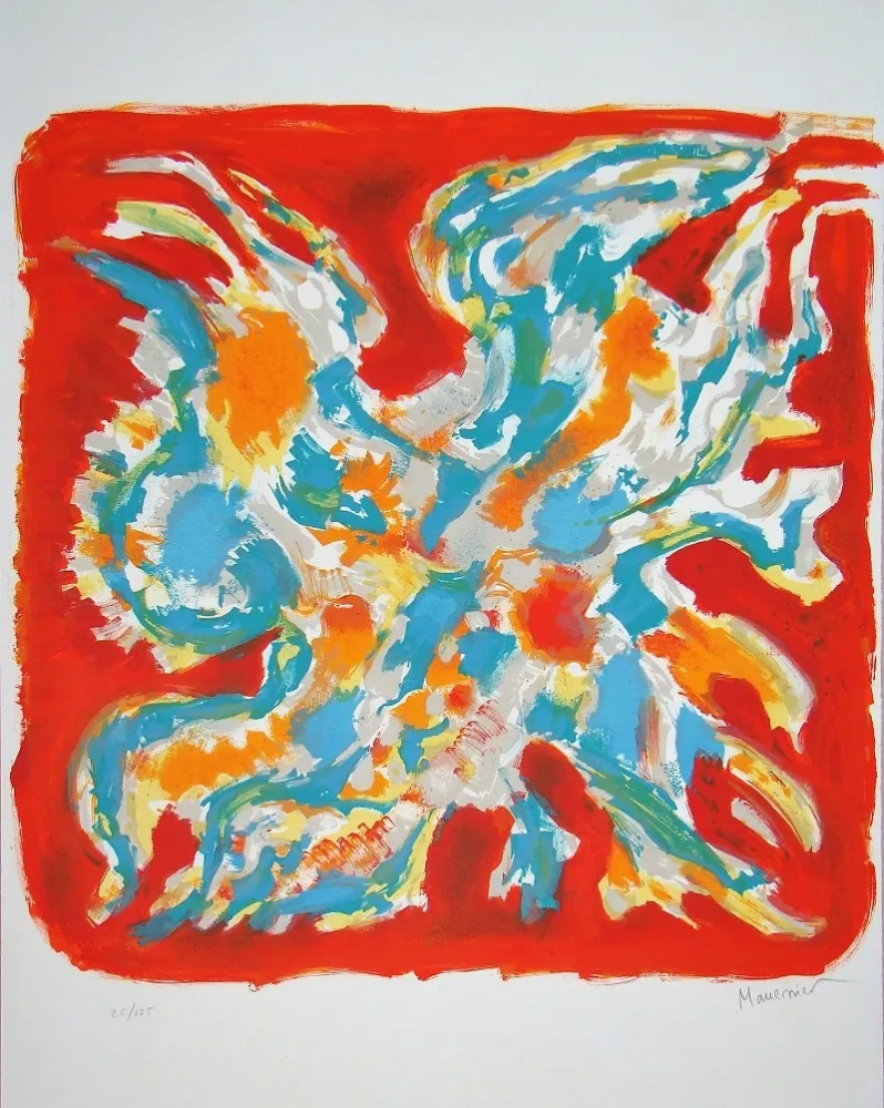 石版画 Manessier - Alléluia