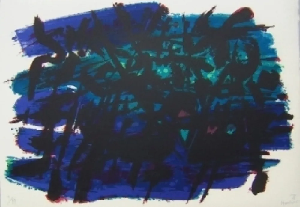 石版画 Manessier - Composition II