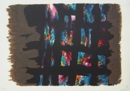 石版画 Manessier - Composition III