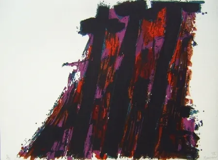 石版画 Manessier - Composition IX