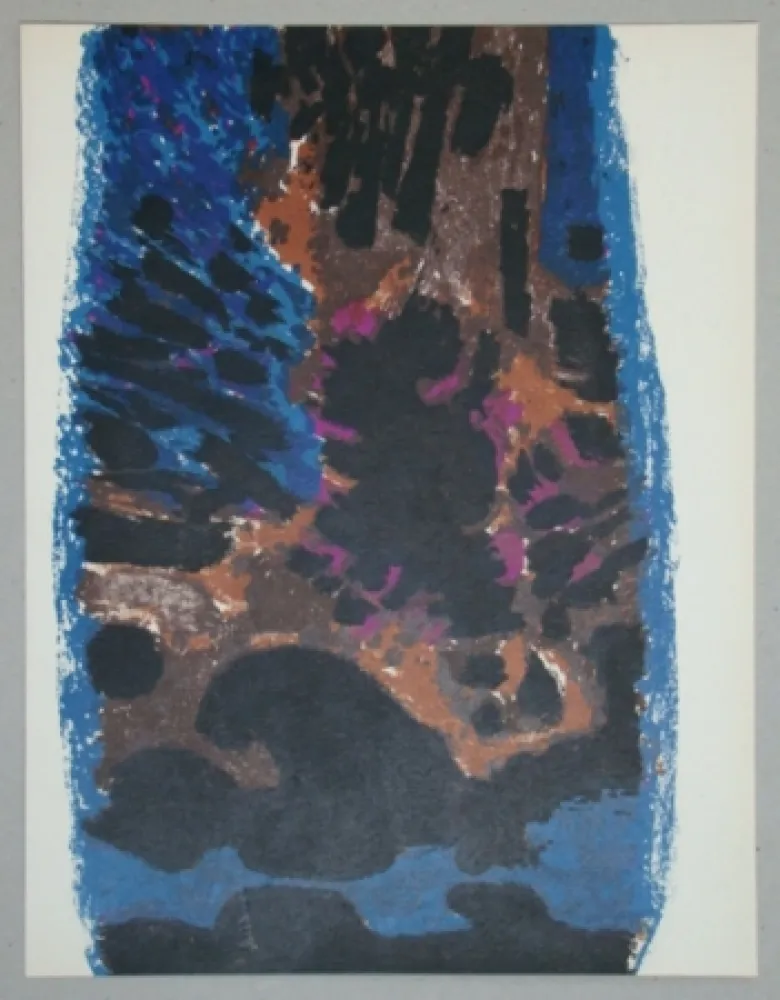 石版画 Manessier - Croquis