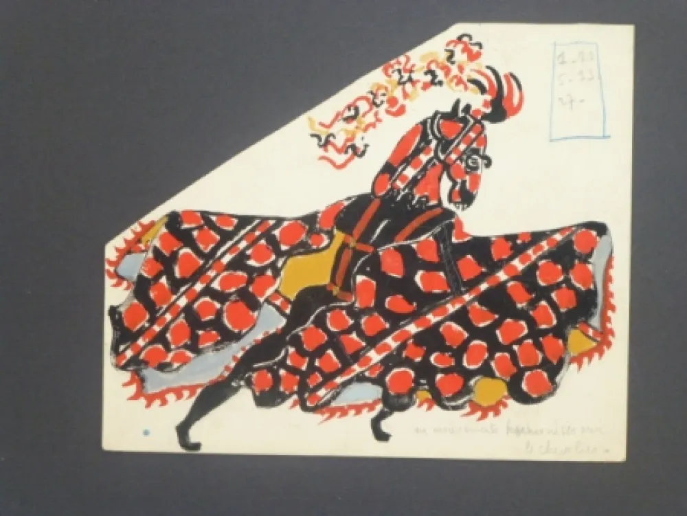 无技术 Manessier - Etude de costume pour le Décameron'