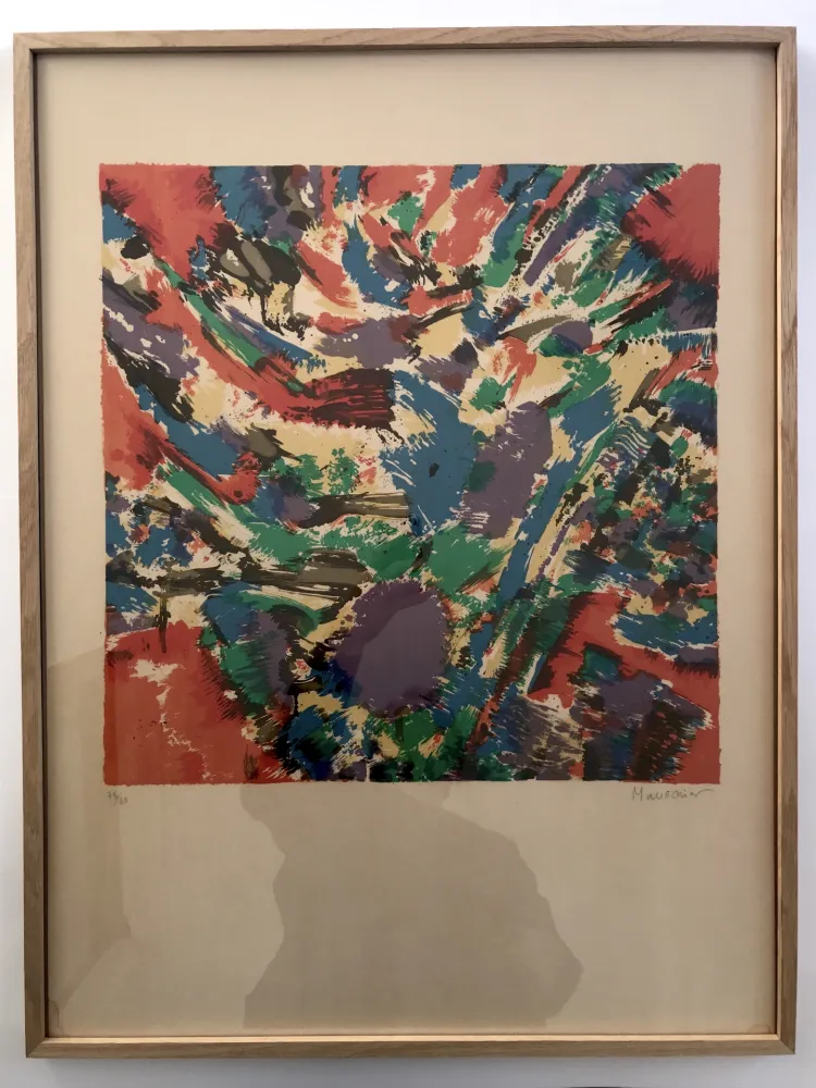 石版画 Manessier - Joie champêtre